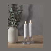 2 darabos valódi viaszból készült, fehér színű LED gyertya időzítővel.